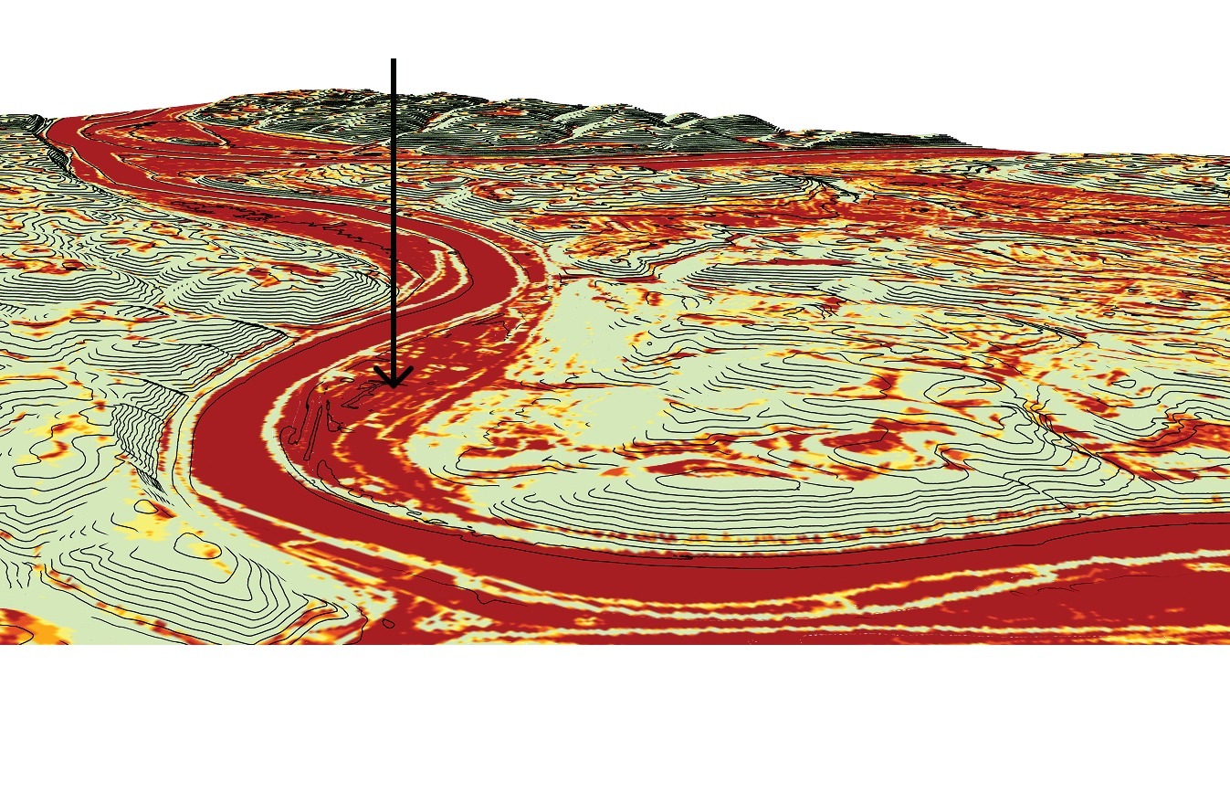 Flood-prone terrain